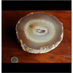 Geöltes Achat-Ei - geschnitten - Gewicht: 3600g