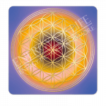 Untersetzer Blume des Lebens - Selbstausdruck - groß