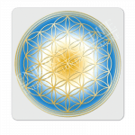 Untersetzer Blume des Lebens -Klarheit-groß