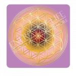 Untersetzer Blume des Lebens -Herzens-Energie-groß