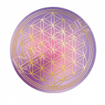 Untersetzer Blume des Lebens -Veränderung-groß-rund