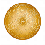 Lebensblume Untersetzer - Erdung-groß-rund