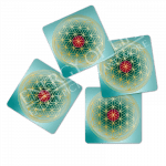 Untersetzer Blume des Lebens -Business-Heilung-klein