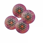 Untersetzer Lebensblume Eigenmacht - rund - klein