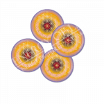 Untersetzer Blume des Lebens Selbstausdruck - rund - klein