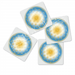 Untersetzer Blume des Lebens -Klarheit-klein