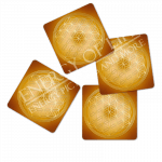 Untersetzer Blume des Lebens -Erdung-klein