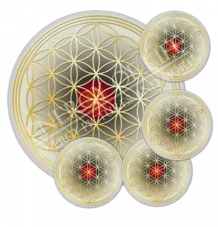 Untersetzer Blume des Lebens - Neutralität